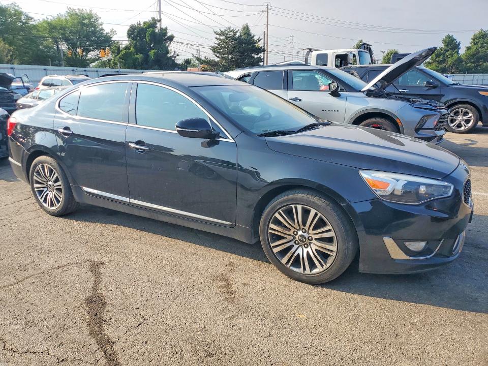 2014 Kia Cadenza VIN KNALN4D70E5137931 COPART salvage auction — MECHANICAL, Oh - Certificate Of Title (P), sold $2,850 on 2026-07-21 (photo 4)