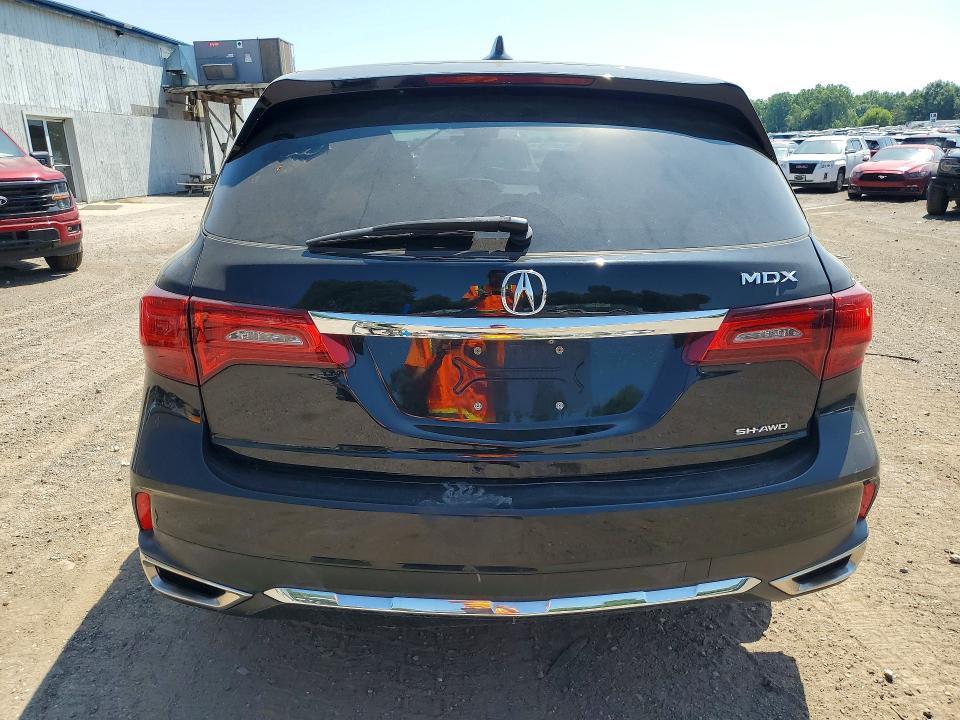 2018 Acura Mdx VIN 5J8YD4H52JL012246 COPART salvage auction — FRONT END, Mi - Certificate Of Title, sold $1,650 on 2026-07-29 (photo 6)