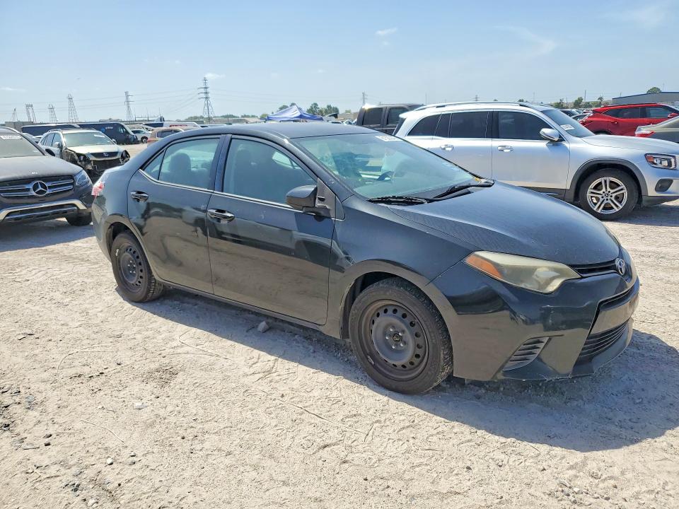 2016 Toyota Corolla VIN 5YFBURHE4GP483431 COPART salvage auction — REAR END, Tx - Salvage Vehicle Title, sold $275 on 2026-07-24 (photo 4)