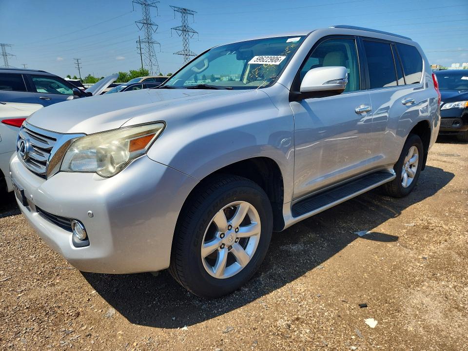 2010 Lexus Gx 460 VIN JTJBM7FXXA5002155 COPART salvage auction — MINOR DENT/SCRATCHES, IL - CERTIFICATE OF TITLE (P), sold $10,800 on 2026-07-28 (photo 1)