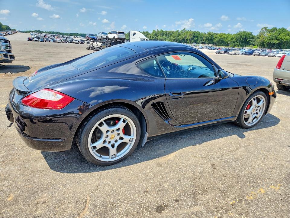 2006 Porsche Cayman VIN WP0AB29846U782114 COPART salvage auction — WATER/FLOOD, Al - Cert Of Title-Flood Salvage, sold $3,600 on 2026-08-03 (photo 3)