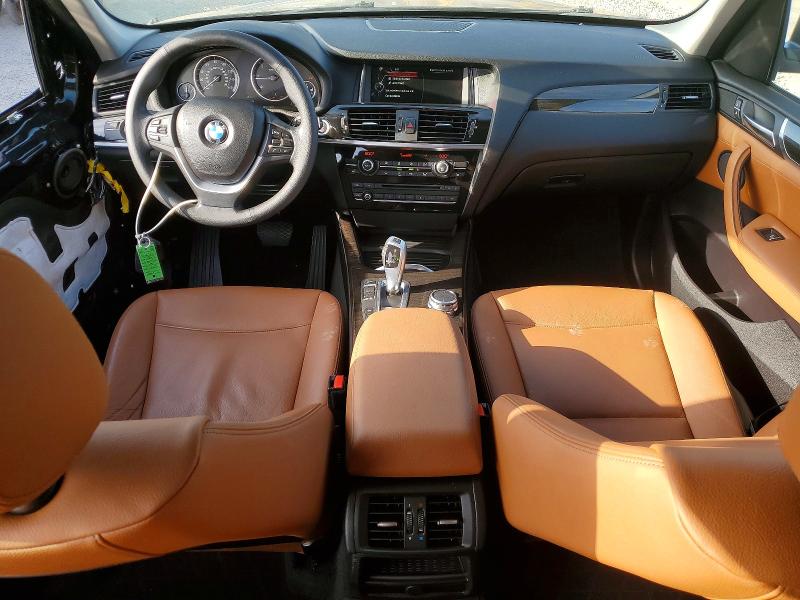 2016 BMW X3 VIN 5UXWY3C53G0N88190 COPART salvage auction — FRONT END, Ca - Salvage Certificate, sold $4,100 on 2026-07-24 (photo 8)