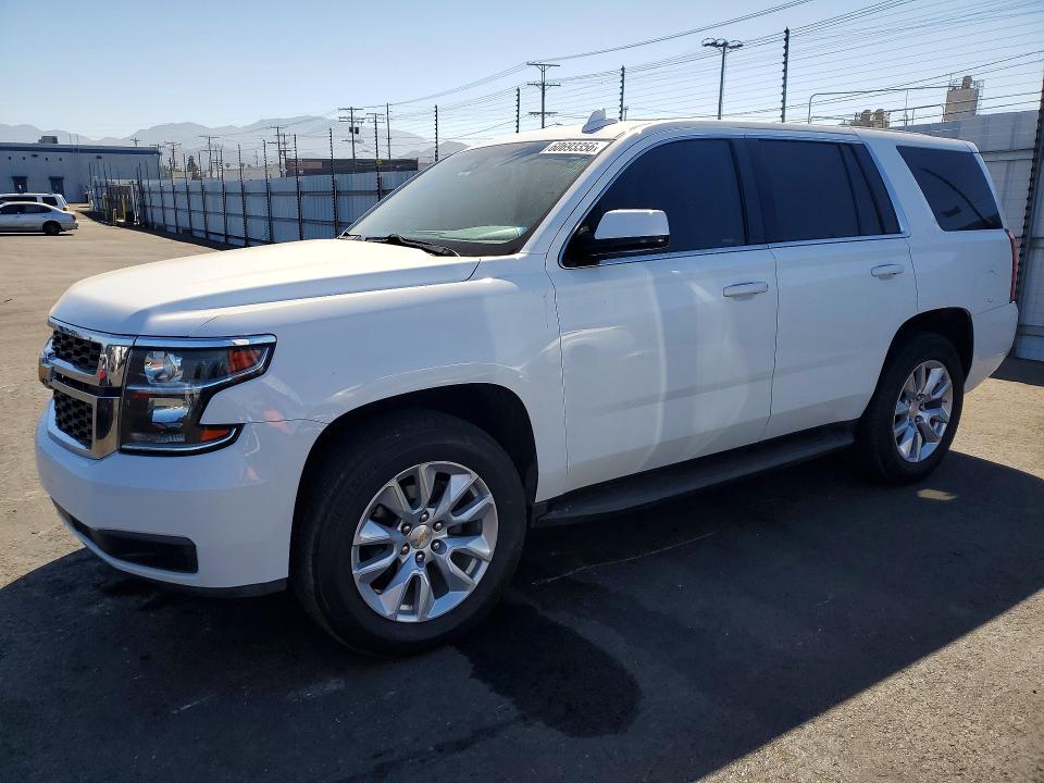2018 Chevrolet Tahoe VIN 1GNLCDEC1JR370019 COPART salvage auction — MINOR DENT/SCRATCHES, Ca - Dis/Dlr/Exp Only Clean Title, sold $10,200 on 2026-07-27 (photo 1)