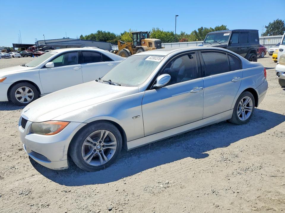 2008 BMW 3er VIN WBAVC53538FZ86955 COPART salvage auction — SIDE, Ca - Lien Papers-Clean Or Ac (P), sold $250 on 2026-08-04 (photo 1)