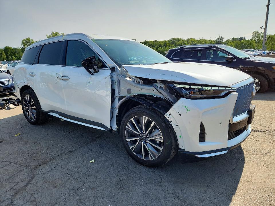 2026 Infiniti Qx60 VIN 5N1AL1FS8TC335094 COPART salvage auction — FRONT END, Ny - Mv-907A Salvage Certificate, sold $18,300 on 2026-08-18 (photo 4)