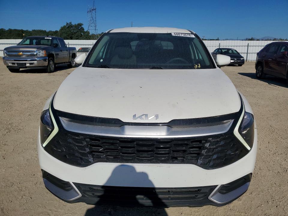 2023 Kia Sportage VIN KNDPU3AF8P7116765 COPART salvage auction — REAR END, Ca - Salvage Certificate, sold $7,000 on 2026-07-24 (photo 5)