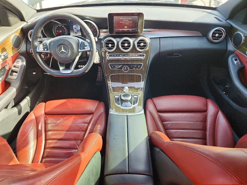 2018 Mercedes-benz C-klasse VIN WDDWF4JB0JR407092 COPART salvage auction — FRONT END, Fl - Certificate Of Title, sold $12,600 on 2026-07-28 (photo 8)