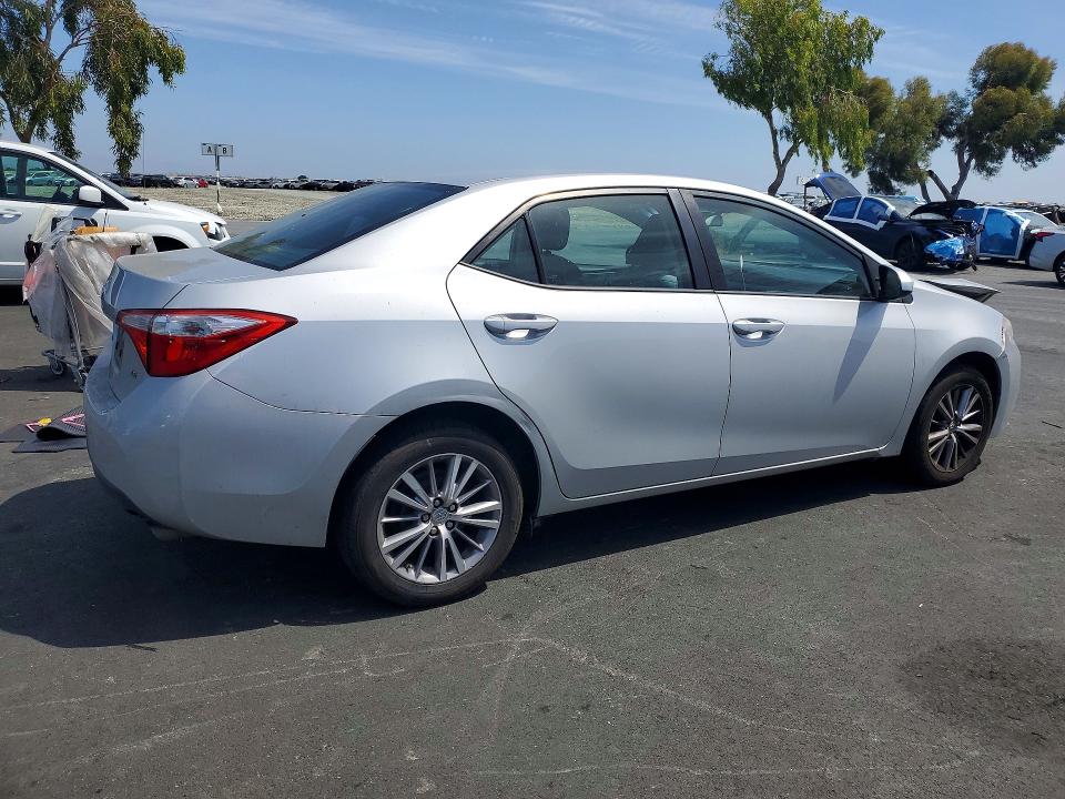 2014 Toyota Corolla VIN 5YFBURHE2EP092954 COPART salvage auction — FRONT END, Ca - Salvage Certificate, sold $2,600 on 2026-07-15 (photo 3)