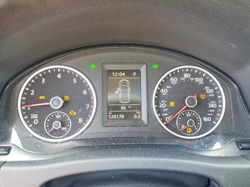 2016 Volkswagen Tiguan VIN WVGAV7AX2GW553391 COPART salvage auction — FRONT END, Nc - Salvage Certificate Of Title, sold $725 on 2026-08-17 (photo 9)