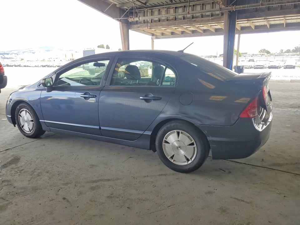 2008 Honda Civic VIN JHMFA36298S010672 COPART salvage auction — REAR END, Ca - Salvage Certificate, sold $625 on 2026-07-30 (photo 2)