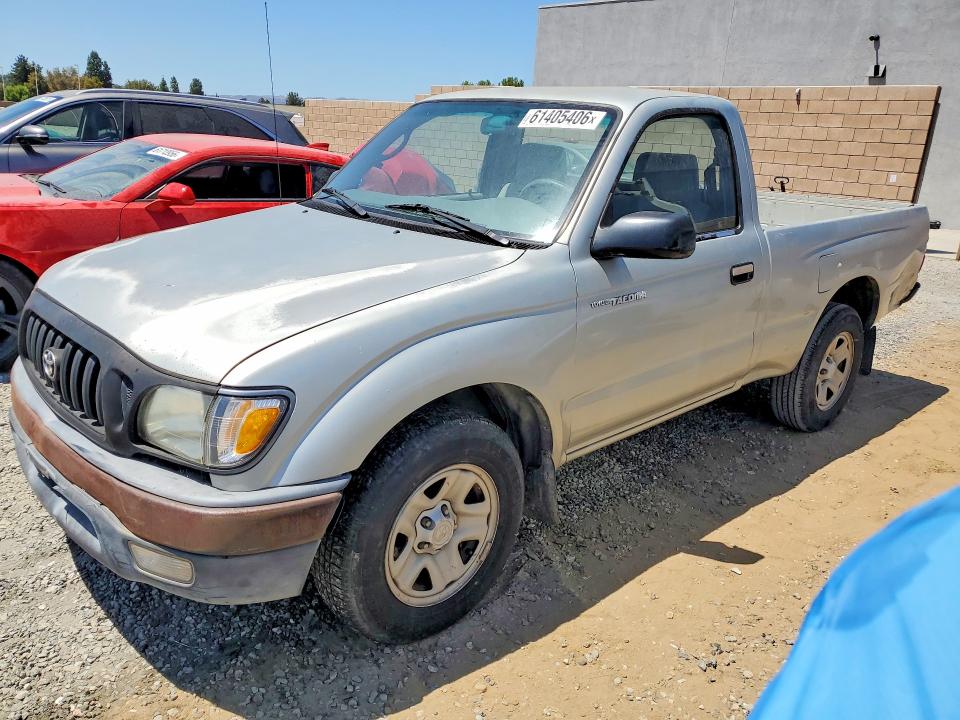 2002 Toyota Tacoma VIN 5TENL42N22Z107728 COPART salvage auction — FRONT END, CA - DIS/DLR/EXP ONLY CLEAN TITLE, sold $475 on 2026-07-29 (photo 1)