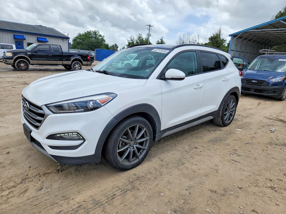 2018 Hyundai Tucson VIN KM8J33A23JU806255 COPART salvage auction — MINOR DENT/SCRATCHES, Tx - Certificate Of Title, sold $90 on 2026-07-24 (photo 1)