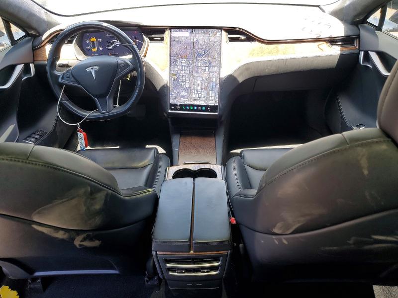 2020 Tesla Model s VIN 5YJSA1E2XLF397034 COPART salvage auction — FRONT END, Ca - Salvage Certificate, sold $12,500 on 2026-09-03 (photo 8)