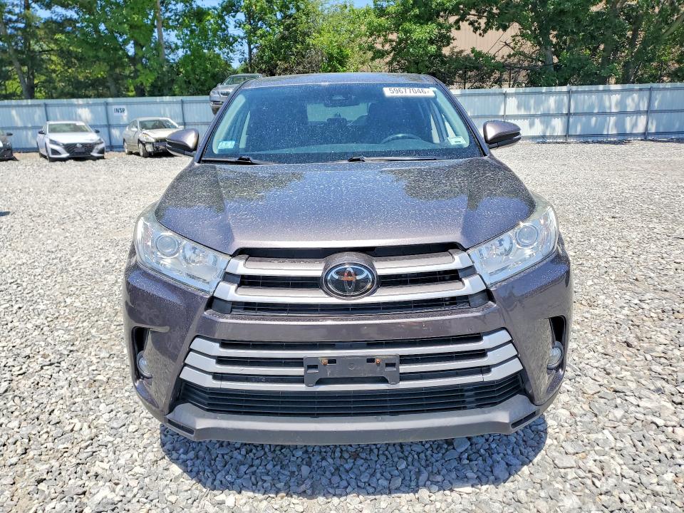 2018 Toyota Highlander VIN 5TDBZRFH9JS843287 COPART salvage auction — BURN, Ma - Cert Of Title-Salvage, sold $275 on 2026-07-23 (photo 5)