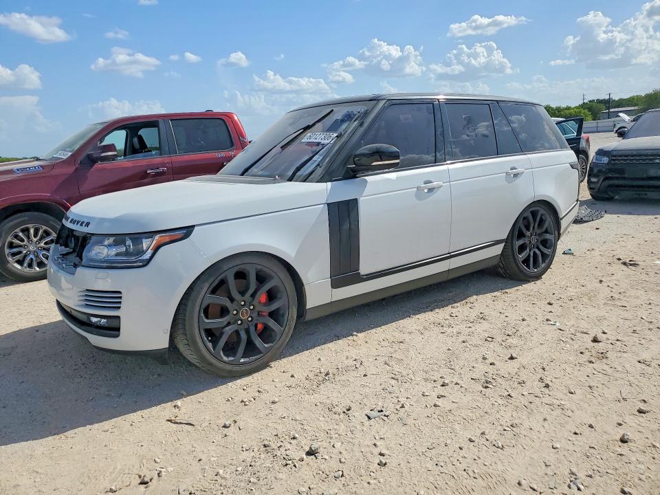 2017 Land rover RANGE ROVER VIN SALGS2FV8HA352619 COPART salvage auction — FRONT END, Tx - Certificate Of Title, sold $7,600 on 2026-07-23 (photo 1)