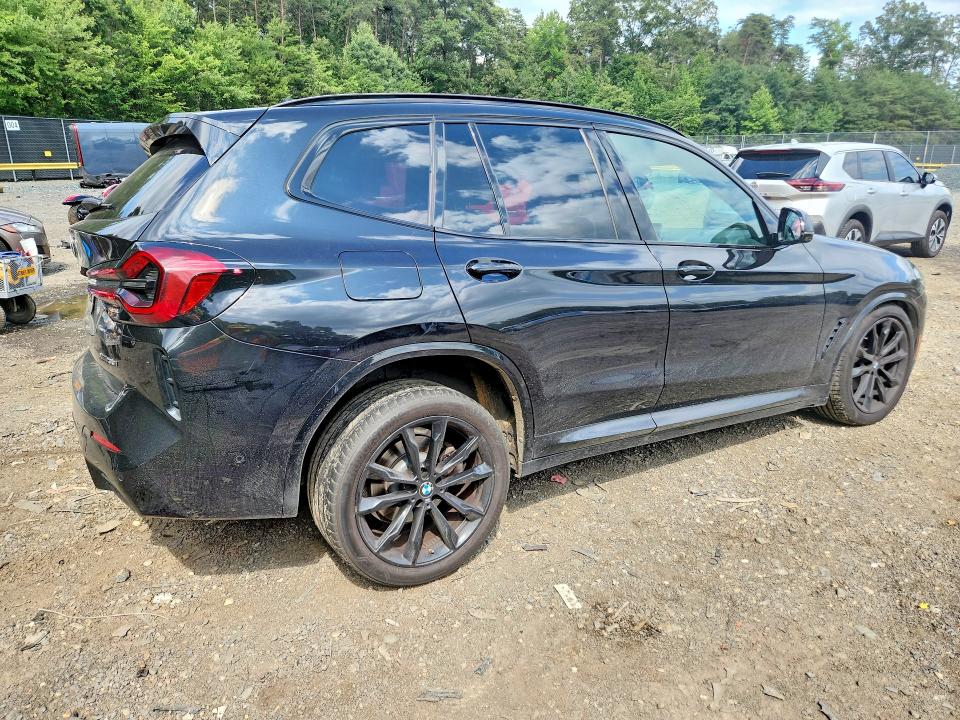 2024 BMW X3 VIN 5UX53DP05R9T66036 COPART salvage auction — UNDERCARRIAGE, Md - Cert Of Salvage > 75% Damage, sold $20,300 on 2026-09-04 (photo 3)