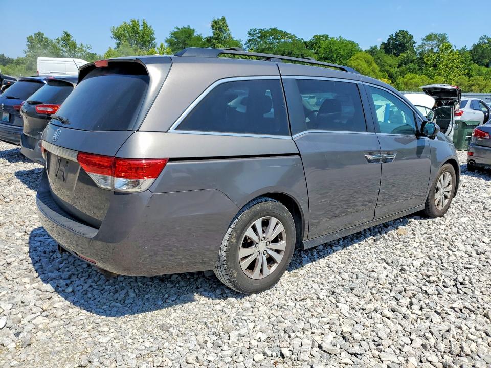 2014 Honda Odyssey VIN 5FNRL5H64EB088645 COPART salvage auction — FRONT END, Oh - Certificate Of Title, sold $1,650 on 2026-07-28 (photo 3)