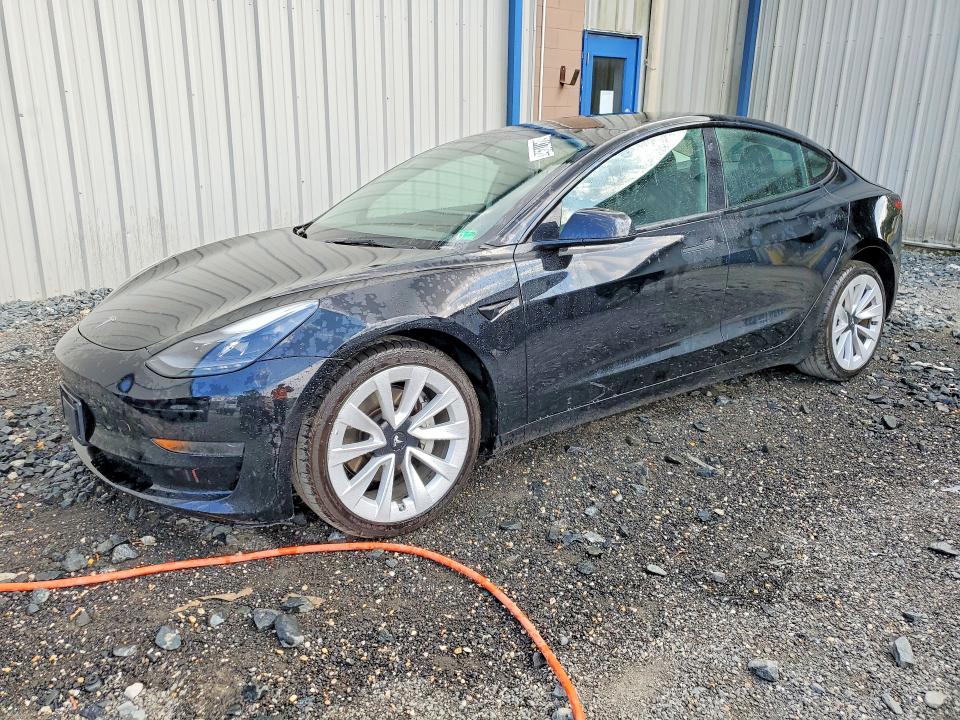 2023 Tesla Model 3 VIN 5YJ3E1EAXPF449204 COPART salvage auction — FRONT END, Va - Certificate Of Title, sold $12,800 on 2026-07-22 (photo 1)