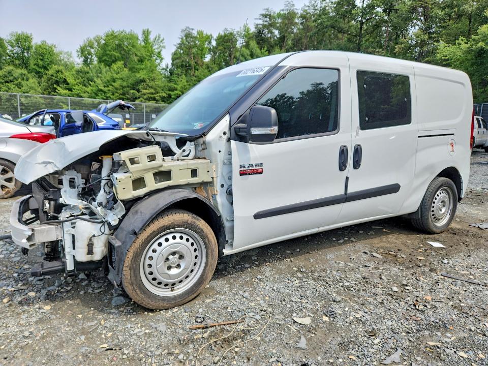2022 Ram Promaster city VIN ZFBHRFAB3N6Y09866 COPART salvage auction — FRONT END, Salvage Title, sold $3,800 on 2026-08-14 (photo 1)