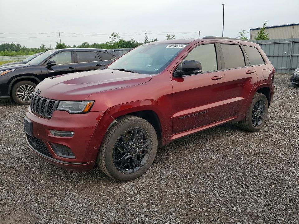 2021 Jeep Grand cherokee VIN 1C4RJFBG5MC684842 COPART salvage auction — FRONT END, On - Permit No Brand - Unfit, sold $500 on 2026-07-28 (photo 1)