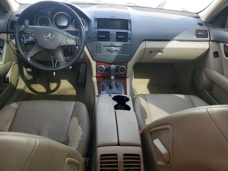 2011 Mercedes-benz C class VIN WDDGF5EBXBA509021 COPART salvage auction — WATER/FLOOD, Tn - Salvage Cert-Water Damage, sold $425 on 2026-08-13 (photo 8)