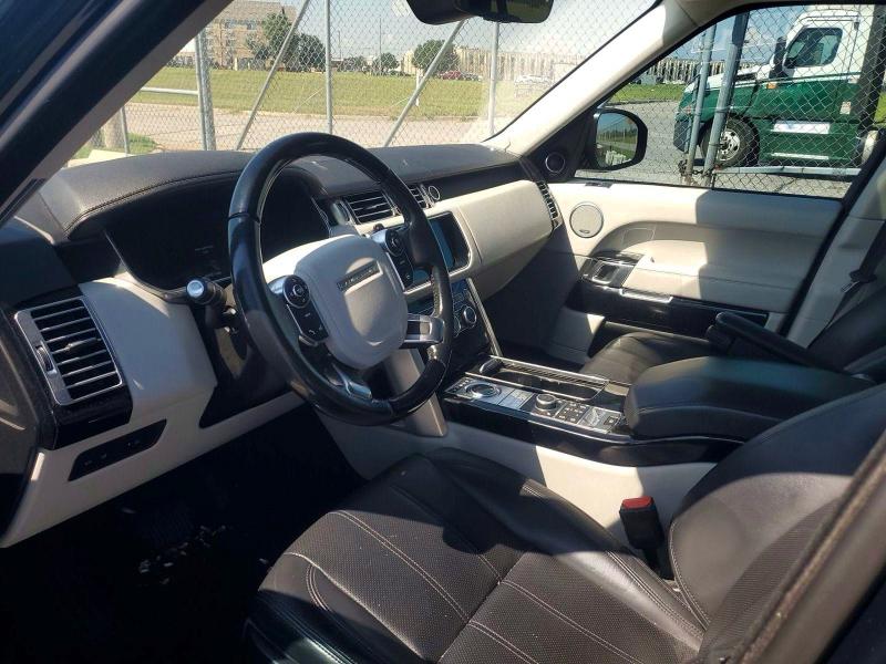 2017 Land rover RANGE ROVER VIN SALGS2FV2HA357783 COPART salvage auction — NORMAL WEAR, KS - CERTIFICATE OF TITLE (P), sold $7,700 on 2026-07-23 (photo 5)