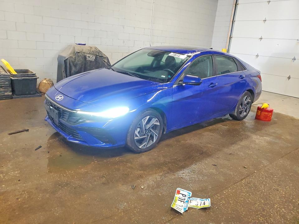 2025 Hyundai Elantra VIN KMHLS4DG4SU897353 COPART salvage auction — WATER/FLOOD, FL - CERT OF TITLE-SLVG REBLD FLOOD (P), sold $6,500 on 2026-07-20 (photo 1)