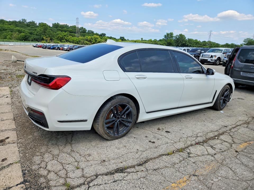 2020 BMW 7er VIN WBA7T4C02LCD47132 COPART salvage auction — MINOR DENT/SCRATCHES, Wv - Certificate Of Title (P), sold $14,000 on 2026-08-14 (photo 3)