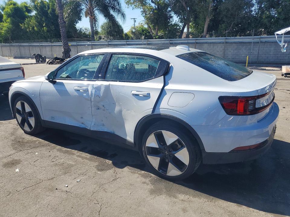 2023 Polestar 2 VIN YSMEG3KA4PL130935 COPART salvage auction — SIDE, CA - SALVAGE CERTIFICATE, sold $5,500 on 2026-07-20 (photo 2)