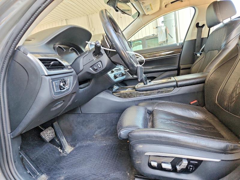 2016 BMW 7er VIN WBA7F2C57GGE12322 COPART salvage auction — FRONT END, Salvage Title, sold $6,300 on 2026-07-29 (photo 7)