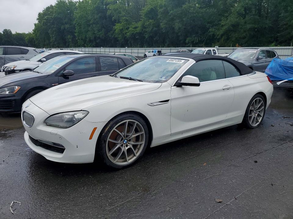 2012 BMW 6er VIN WBALZ3C52CDL70405 COPART salvage auction — NORMAL WEAR, Nj - Certificate Of Title, sold $2,900 on 2026-07-14 (photo 1)