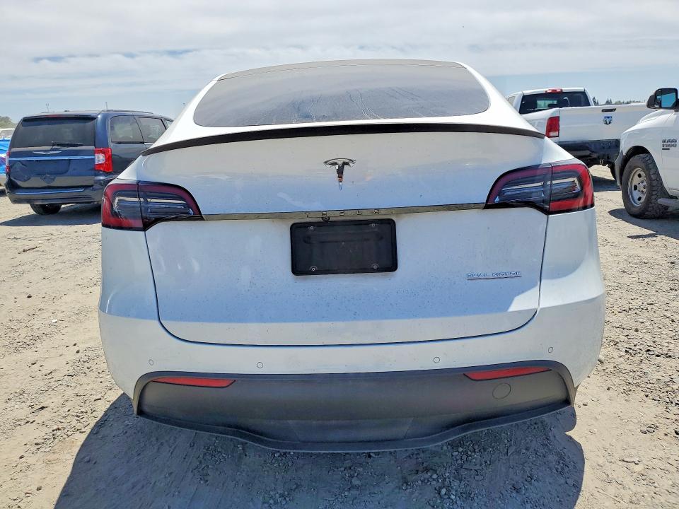 2022 Tesla Model y VIN 7SAYGDEF1NF405895 COPART salvage auction — FRONT END, CA - SALVAGE CERTIFICATE, sold $12,700 on 2026-07-16 (photo 6)