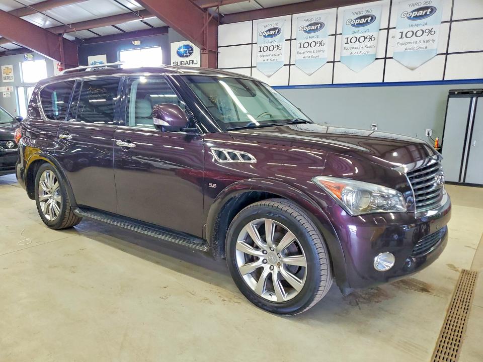 2014 Infiniti Qx80 VIN JN8AZ2NE1E9067613 COPART salvage auction — MINOR DENT/SCRATCHES, Me - Certificate Of Title, sold $3,950 on 2026-07-27 (photo 4)
