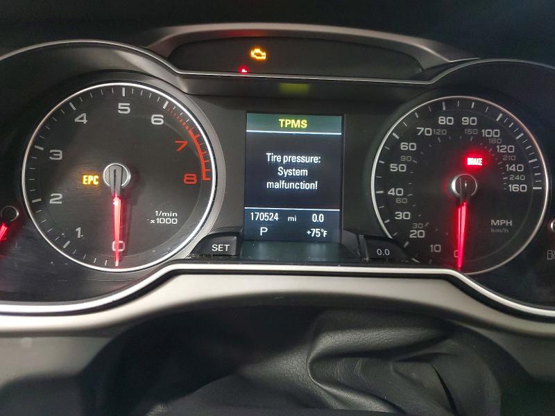2014 Audi A4 VIN WAUFFAFL2EN031824 COPART salvage auction — MECHANICAL, Mn - Certificate Of Title, sold $950 on 2026-08-18 (photo 9)