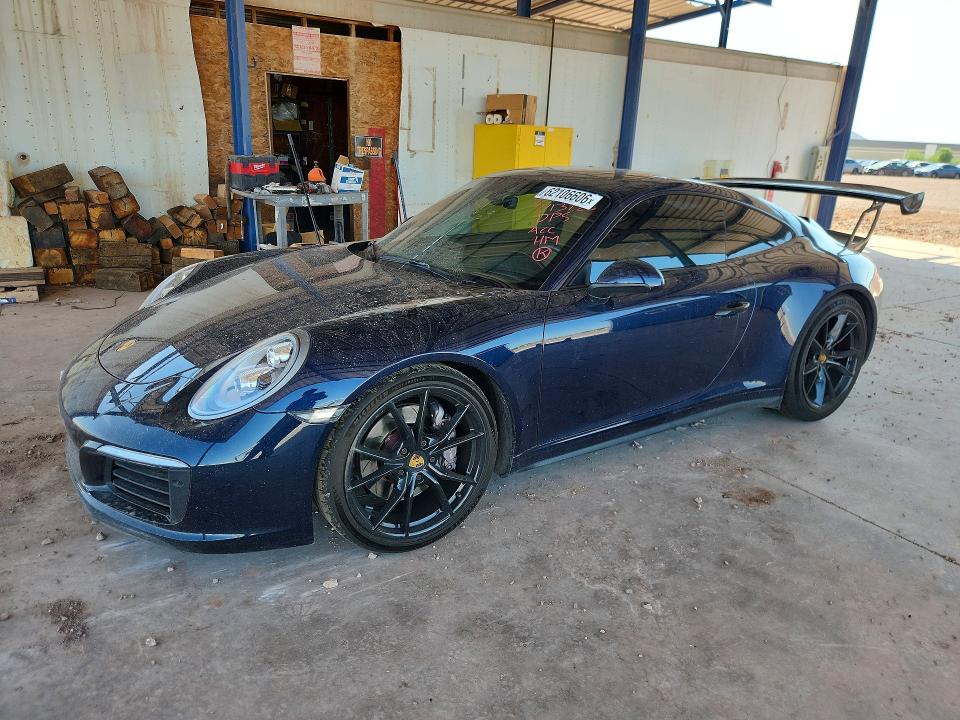 2019 Porsche 911 VIN WP0AA2A91KS103462 — COPART salvage auction photo