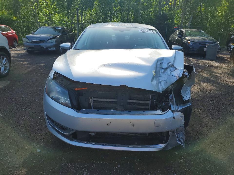 2012 Volkswagen Passat VIN 1VWAH7A32CC009877 COPART salvage auction — FRONT END, On - Permit Salvage, sold $200 on 2026-07-09 (photo 5)