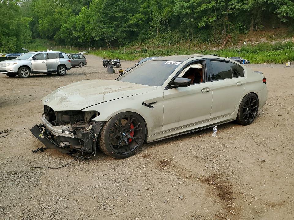 2021 BMW M5 VIN WBS83CH04MCG40583 — COPART salvage auction photo