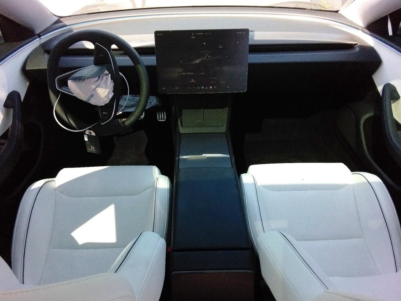 2024 Tesla Model 3 VIN 5YJ3E1ET7RF783632 COPART salvage auction — Front End, CA - SALVAGE CERTIFICATE, sold $21,499 on 2026-10-09 (photo 8)