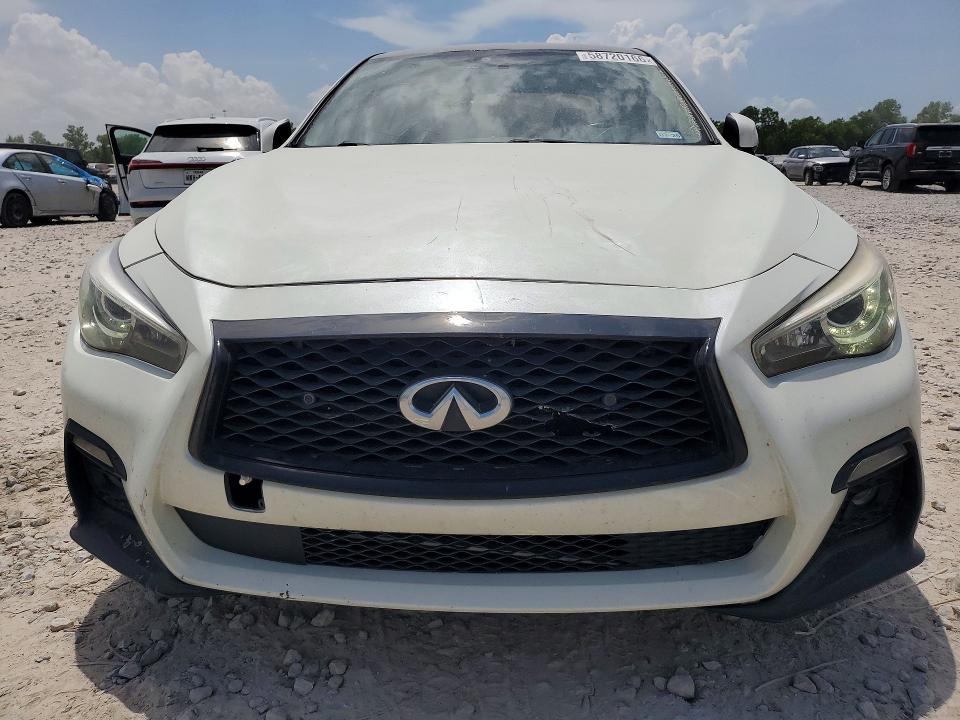 2018 Infiniti Q50 VIN JN1EV7AR8JM445340 COPART salvage auction — REAR END, Tx - Salvage Vehicle Title, sold $3,800 on 2026-07-10 (photo 5)