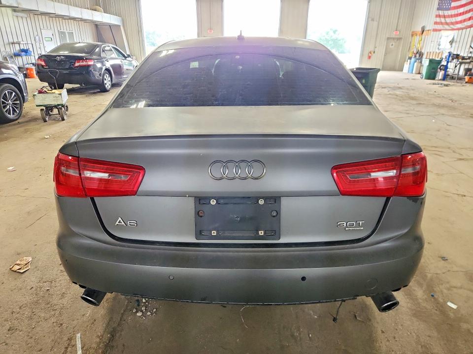 2014 Audi A6 VIN WAUHGAFC0EN081868 COPART salvage auction — VANDALISM, WI - CERTIFICATE OF TITLE, sold $250 on 2026-07-27 (photo 6)