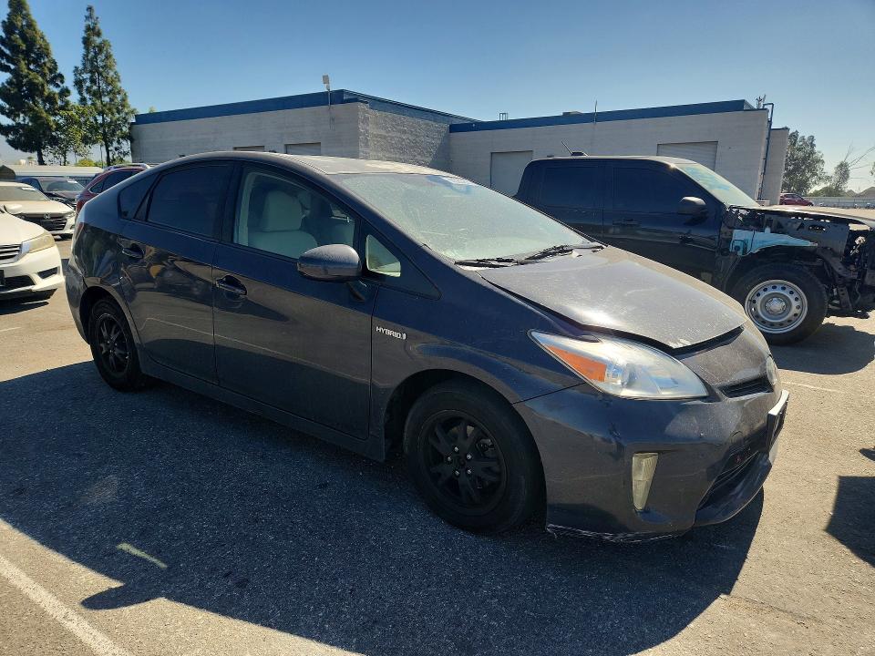 2013 Toyota Prius VIN JTDKN3DUXD1673094 COPART salvage auction — MECHANICAL, Ca - Cert Of Title-Salvaged, sold $2,250 on 2026-07-14 (photo 4)
