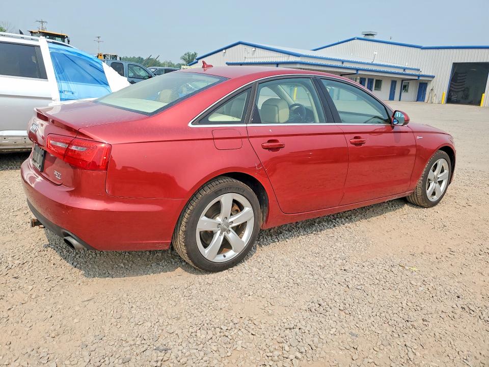 2012 Audi A6 VIN WAUGGAFC0CN057000 COPART salvage auction — FRONT END, Ny - Mv-907A Salvage Certificate, sold $450 on 2026-07-27 (photo 3)