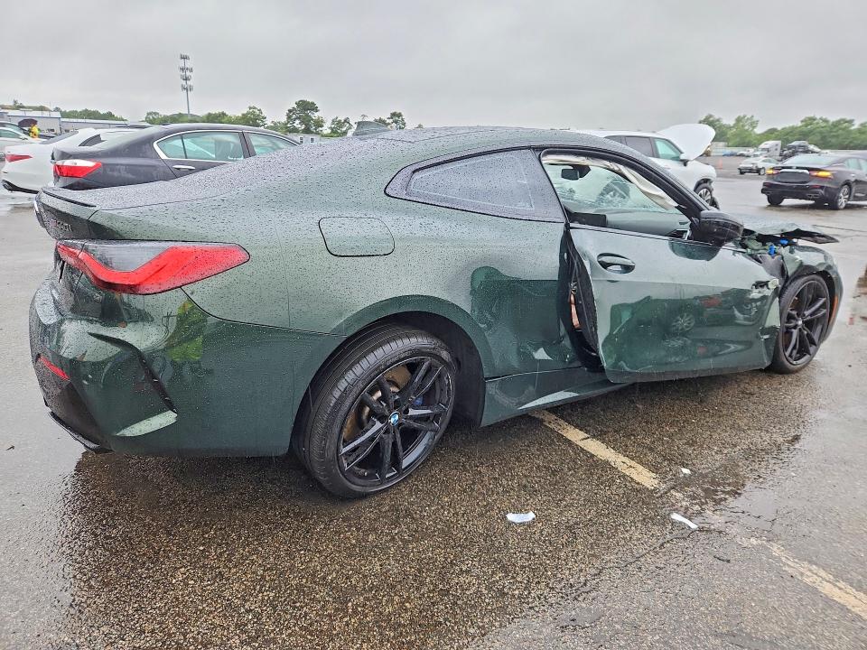 2022 BMW M4 VIN WBA13AR00NCH97814 COPART salvage auction — SIDE, Ny - Mv-907A Salvage Certificate, sold $7,000 on 2026-07-27 (photo 3)