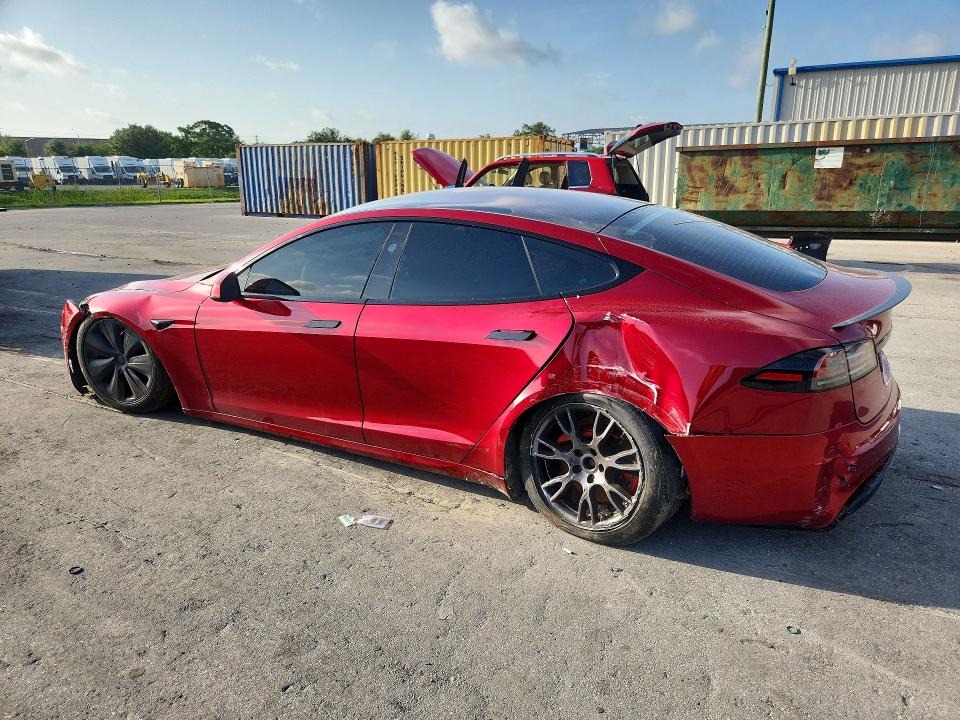2025 Tesla Model s VIN 5YJSA1E61SF548456 COPART salvage auction — FRONT END, Fl - Cert Of Title Slvg Rebuildable, sold $29,250 on 2026-09-10 (photo 2)