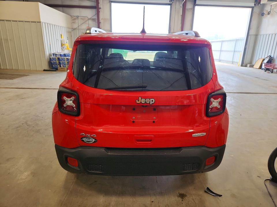 2018 Jeep Renegade VIN ZACCJBBB2JPJ16426 COPART salvage auction — FRONT END, Wi - Certificate Of Title, sold $2,350 on 2026-08-11 (photo 6)