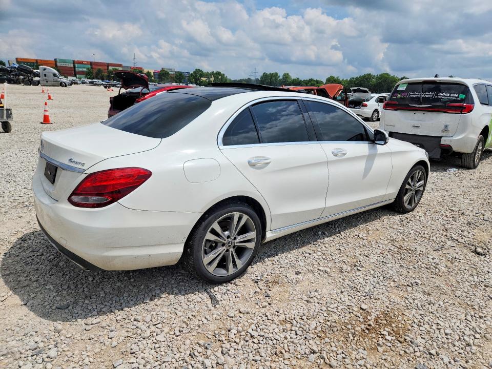 2018 Mercedes-benz C-klasse VIN WDDWF4KB3JR413905 COPART salvage auction — MECHANICAL, Oh - Certificate Of Title, sold $6,500 on 2026-07-28 (photo 3)