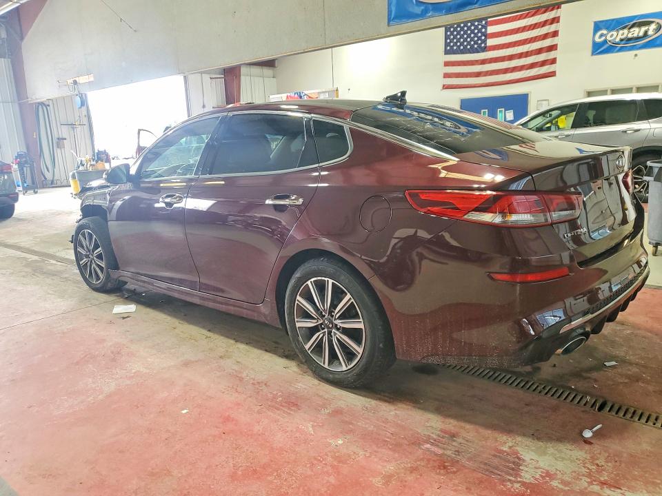 2019 Kia Optima VIN 5XXGU4L12KG329167 COPART salvage auction — FRONT END, Ny - Mv-907A Salvage Certificate, sold $2,250 on 2026-07-27 (photo 2)