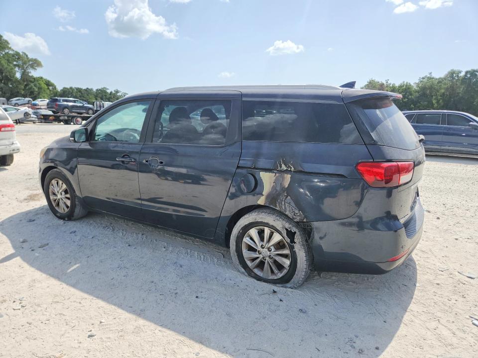 2015 Kia SEDONA VIN KNDMB5C17F6069707 COPART salvage auction — BURN, FL - CERT OF TITLE SLVG REBUILDABLE, sold $325 on 2026-07-28 (photo 2)