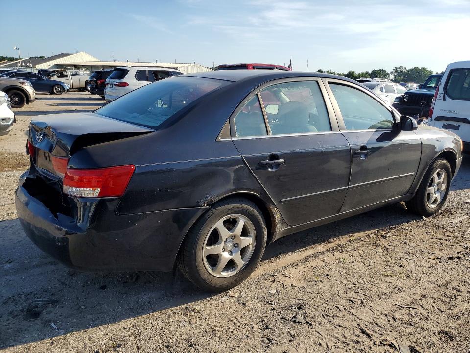 2006 Hyundai Sonata VIN 5NPEU46C46H079204 COPART salvage auction — REAR END, IN - CERT OF TITLE-SALVAGE TITLE (P), sold $375 on 2026-07-20 (photo 3)