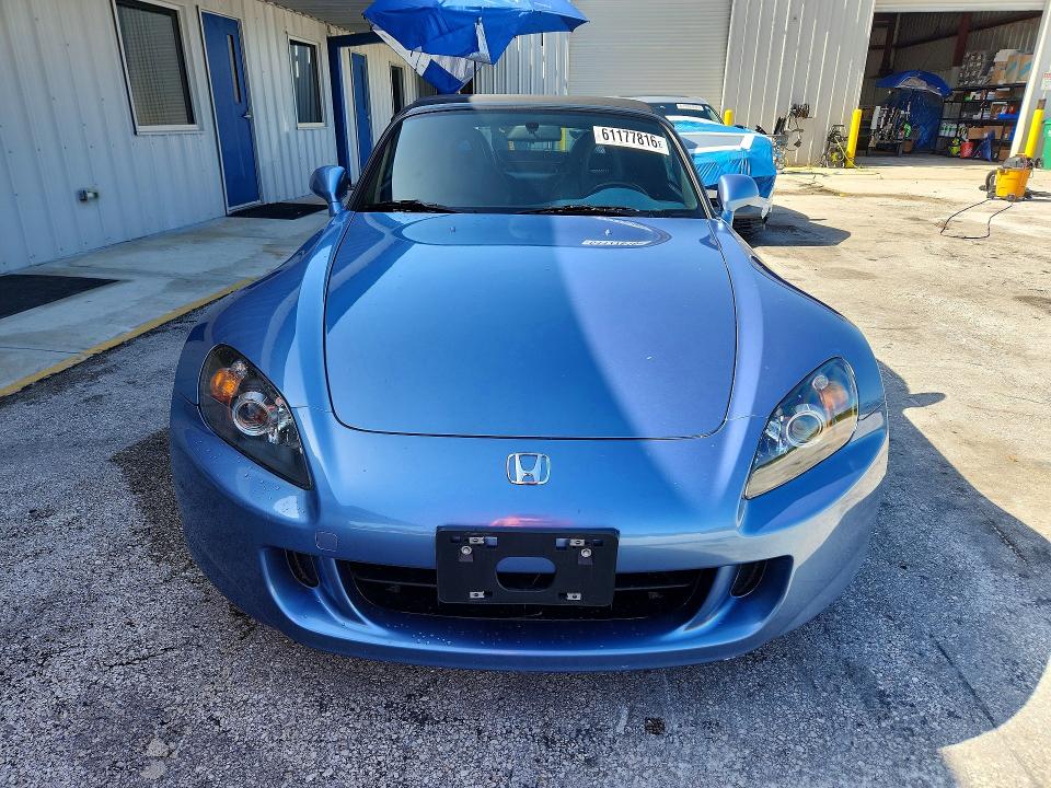 2004 Honda S2000 VIN JHMAP21404T002234 COPART salvage auction — REAR END, FL - CERT OF TITLE SLVG REBUILDABLE, sold $12,000 on 2026-07-29 (photo 5)